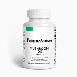 Mushroom Complex 10X for Immune Support and Enhanced Vitality